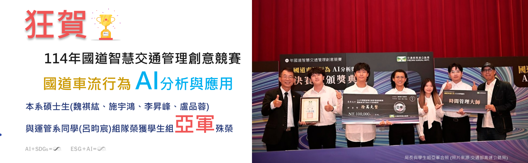 2025-10-14 114年國道智慧交通管理創意競賽